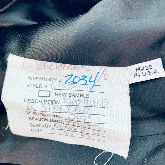 Vintage Michael Hoban, North Beach leather made for the stars - Picture 3 of 10